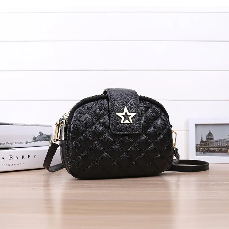 Women genuine leather messenger bag 13