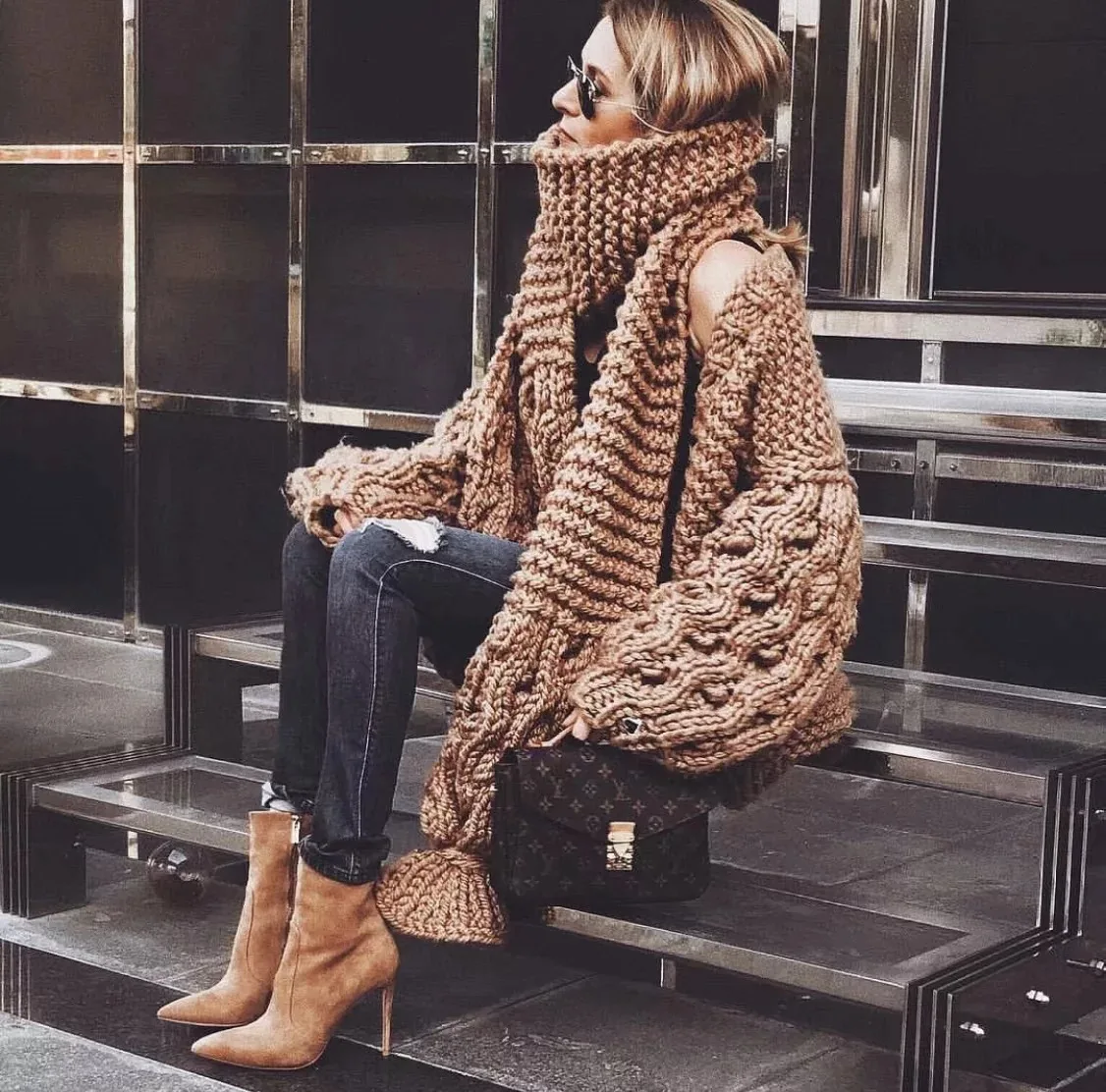 

Women Cashmere-like Knitted Scarf Autumn Winter Thicker Warm High Quality Shawl Decoration Ball Large Size Simple 25*220CM Scarf