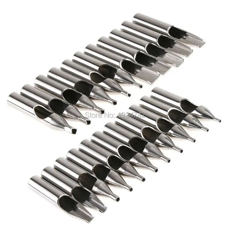 3 Stainless Steel Tattoo Tips