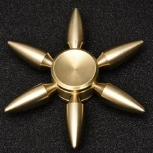 Newest copper hand spinner 4 minutes Quiet stable High Speed Metal fidget spinner #T30