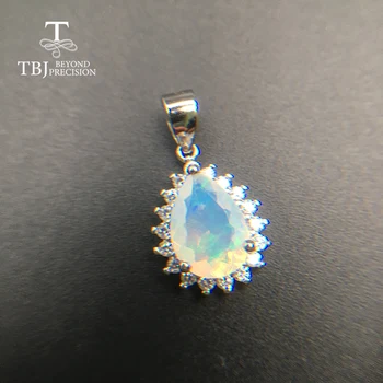 

TBJ,natural pendant 925 sterling silver simple fine jewelry for women nice gift