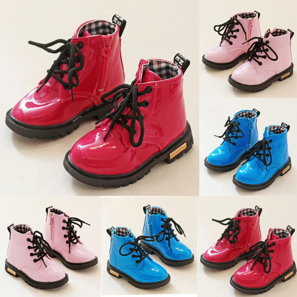 

CHAMSGEND 2018 Children Fashion Boys Girls Martin Sneaker Winter Thick Snow Baby Casual Shoes Sept12