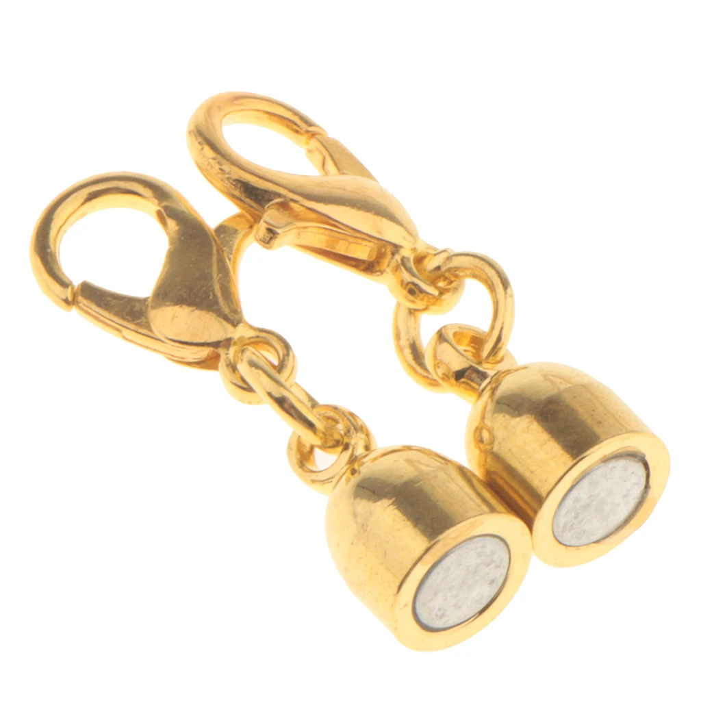 5 Pieces/Lot Two End Lobster Clasp Hook for Jewelry Converter Clasps Peanut Shape Fastener Lobster Claw Jewelry Findings