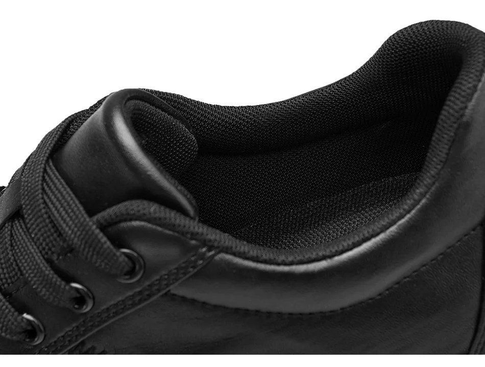 SUROM/брендовая мужская обувь на плоской подошве; Цвет черный, белый; мужские повседневные кроссовки на шнуровке; искусственная кожа; обувь для отдыха; tenis masculino adulto