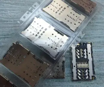 

50pcs sim card socket slot connector for Samsung S7 edge G9350 G930A G930F G9300