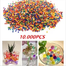 Colored orbeez soft crystal water paintball 10000pcs bag gun bullet grow water beads grow balls water