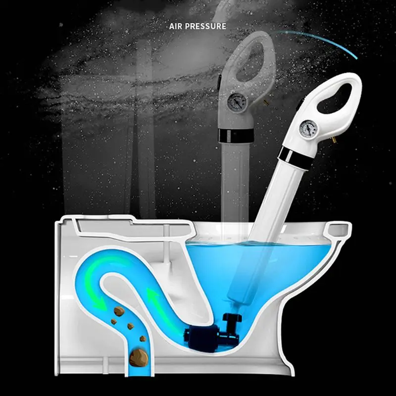 Online Hochdruck Freies porto Pumpe Reiniger Dredge Toilette Kolben Air Drain Blaster Waschbecken Rohr Verstopfte Entferner Bad Rohr Badewanne