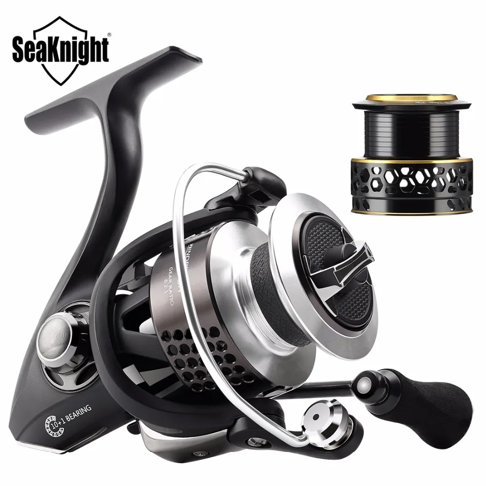 SeaKnight الصيد بكرة WR II 2000 3000 4000 6.2: 1 عالية السرعة Spinning10 + 1BB برغي في مقبض الغزل عجلة أدوات صيد