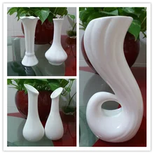 Столешница белая керамическая мини ваза современная короткая ваза поставки бутылка для воды украшение дома