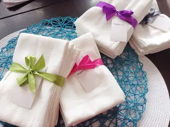 

MOOCA white kitchen napkin kitchen towel scouring pad 36x52cm 12pcs