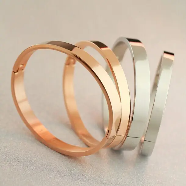18k Rose Gold Bracelet Men Face Women Korean 18k Rose Gold Bracelet Men Face Women Korean Fashion Jewelry