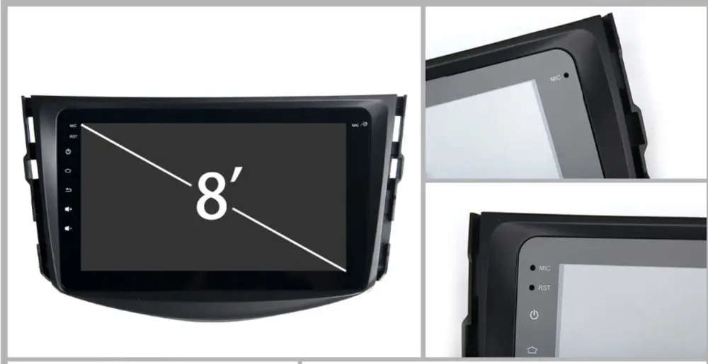 Clearance 32gN 4GRam 8" Android 9.0 Car Audio for Toyota RAV4 2009 - 2012 Headunit  Stereo Video GPS Navi Multimedia IPS Monitor Radio 4G 7