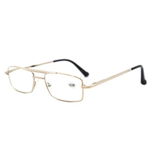 Natwve& Co высококачественные очки для чтения в металлической оправе с футляром для очков+ 1,0+ 1,5+ 2,0+ 2,5+ 3,0