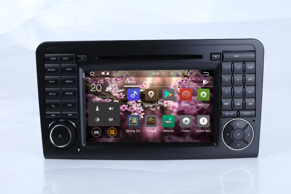 Flash Deal Android 9.0 Radio GPS HDMI Car DVD Player for Mercedes Benz ML Class W164 ML300 ML350 ML450 ML500 2005-2011 GL Class X164 camera 1