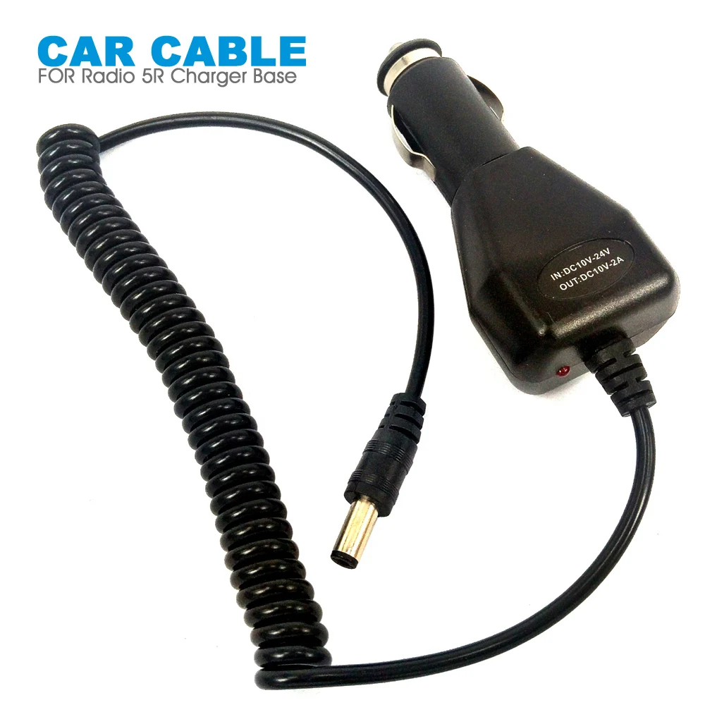 

Cigarette Lighter Car Charger for Baofeng UV-5R UV5RA UV5R UV5RE Walkie Talkie Walkie Radio Charging Base High Quality