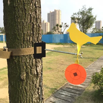 

Round Target 7.5cm Thickness 3mm Steel Target Binds to a Wooden Object or Prop for Airsoft Slingshot Steel bbs Shot