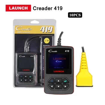 

2017 Launch Direct Store 10 Pcs/lots CR419 obd2/eobd Code Reader Scan tool CReader 419 diagnostic free update online DHL free