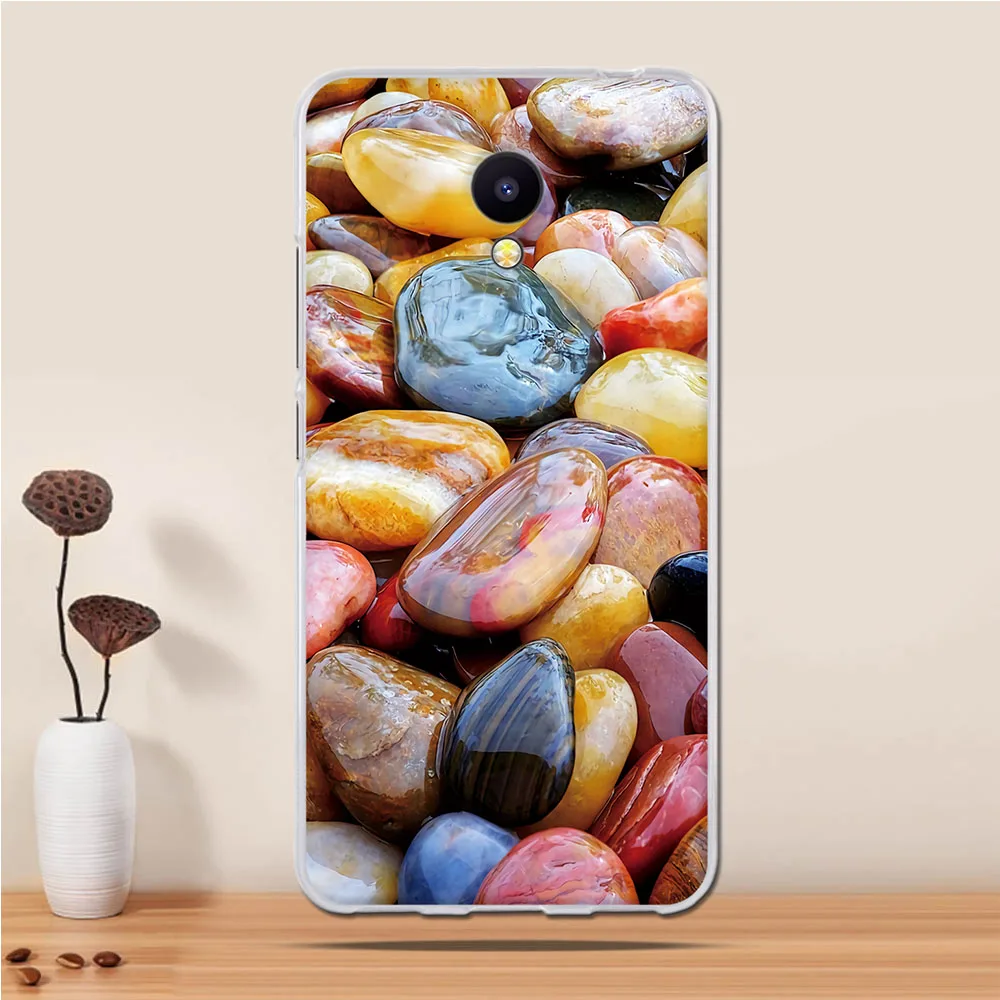 Аксессуары для Meizu M5c очаровательный синий чехол A5 задняя крышка Мягкий