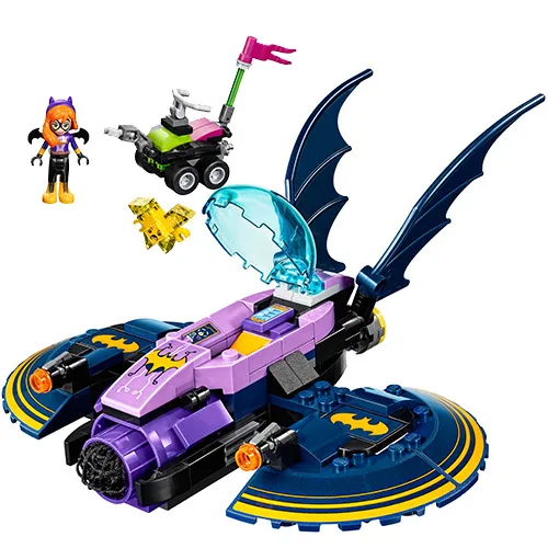 

10615 Bela DC Super Hero Girl Batjet Chase Model Building Block Bricks Compatible With Super Hero