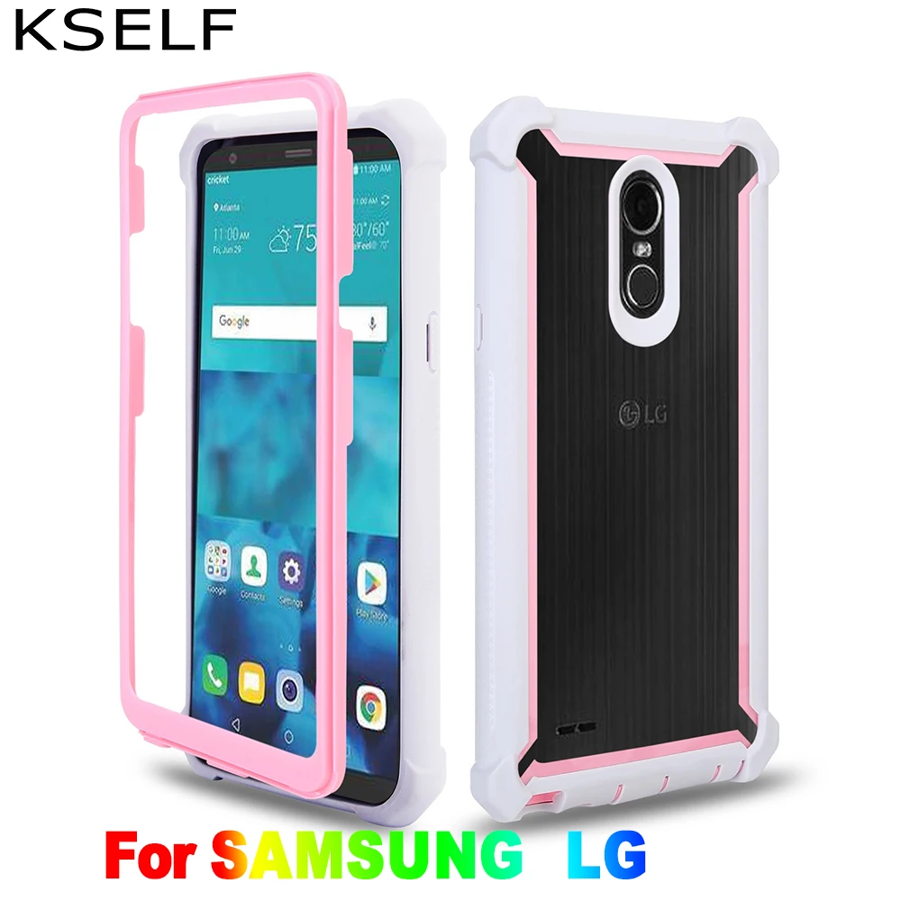 

Free Screen Film Heavy Duty Protection Case for Samsung Galaxy S10 S10 Plus S8 S9 Plus Note 9 LG Stylo4 Colorful Case