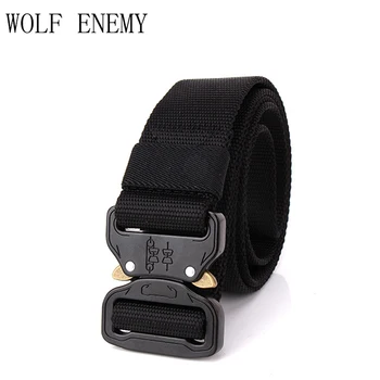 

SWAT Military Equipment Knock Off Army Belt Men's Heavy Duty US Soldier Combat Tactical Belts Sturdy 100% Nylon Waistband 4.5cm