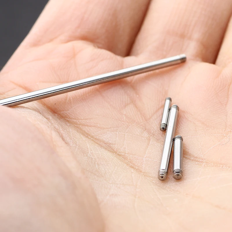 JUNLOWPY Body Piercing Jeweller Horseshoe Septum Piercing Nose Lip Ring Screw Ball Straight Barbell Eyebrow Belly Bar Accessory