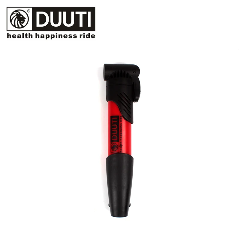 DUUTI-сверхлегкий Портативный Велосипедный спорт воздушный насос переключаемой насадки двойного хода газ рот шин infator для Mountain/дорожный велосипед 130 г - Цвет: Red