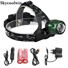 Высокое качество фар Перезаряжаемые фары CREE XML T6 мощный налобный фонарь светодиодный фонарик переднего света Фонари