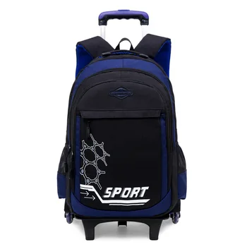 

Trolley School Bag for boys Girls 3 Wheels Backpack Children wheels school backpack Travel Bag Rolling Schoolbag Kids Mochilas