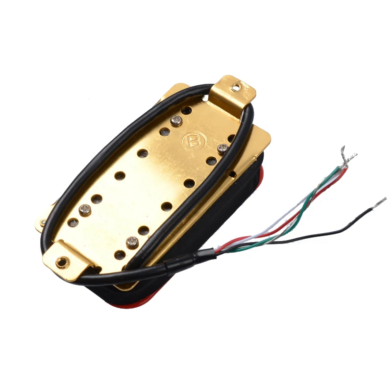 Регулируемая металлическая двойная катушка звукосниматель для электрогитары хамбакер панк красный