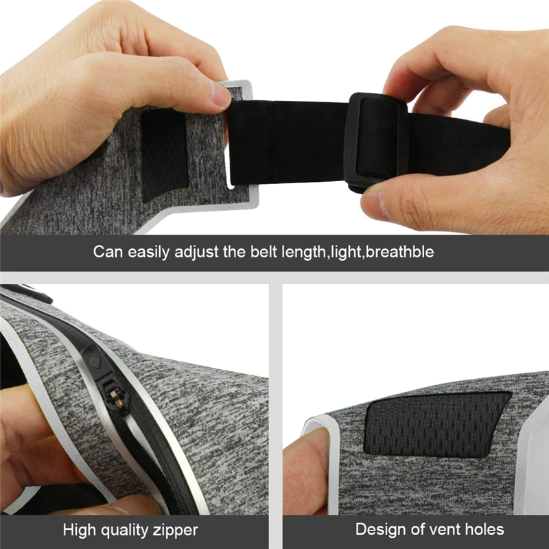 Outdoor light running pockets sports belt men and women belt mobile phone invisible handbag fitness bag running belt bag