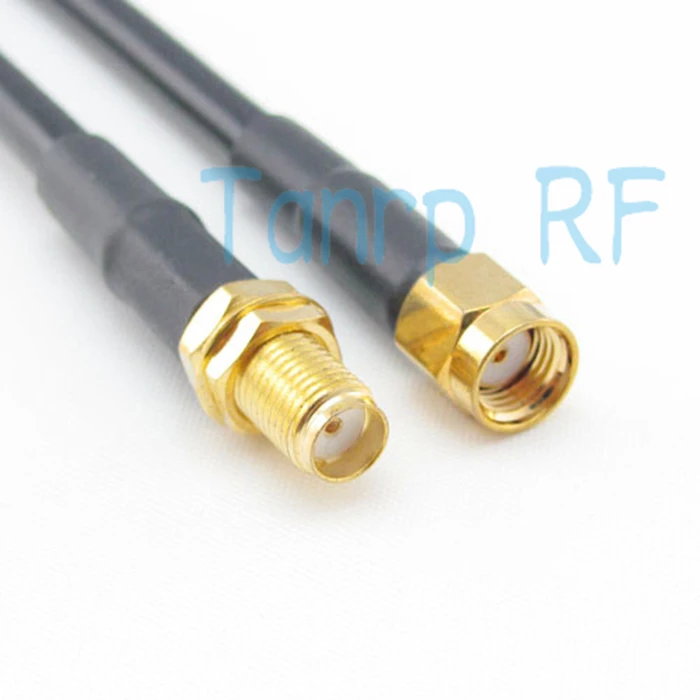 

Freeshipping! 20INCH RG58 50CM RP-SMA male plug to SMA female jack RF Pigtail jumper coaxial cable Wholesale