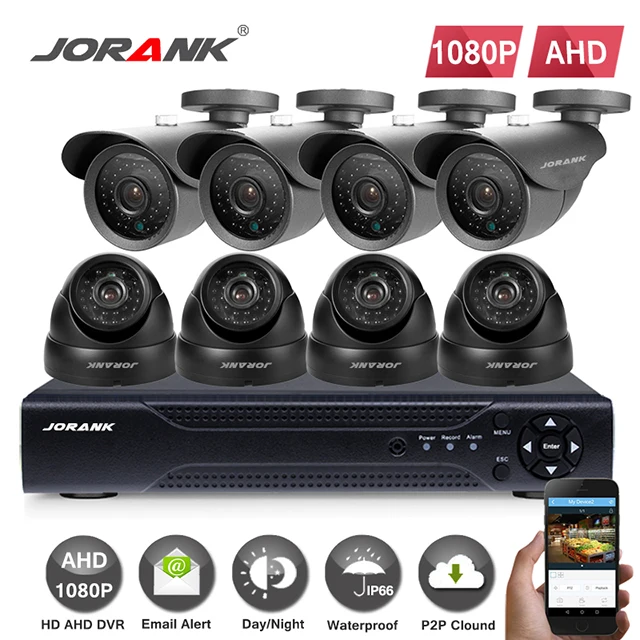 AHD 8CH CCTV 1080P HDMI DVR 2.0MP 3000TVL наружная атмосферостойкая фотосистема безопасности для