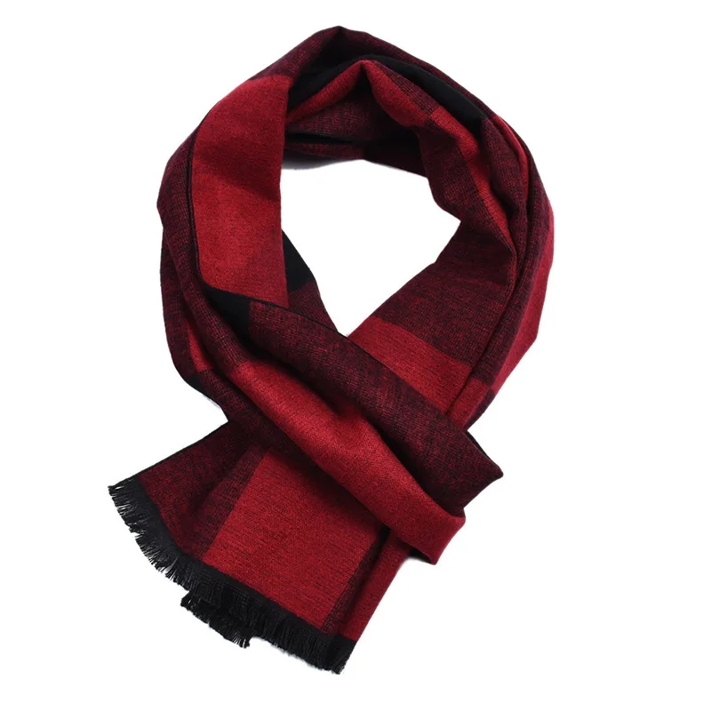 56 узоров мужские вискозные шарфы полосатые с кисточкой длинный теплый шарф мужские узкие мягкие шаль на осень-зиму мужские тканые - Цвет: KT030-54
