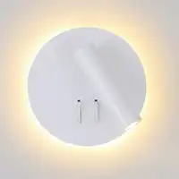 Nordic LED Wand Lampe mit schalter 3W spotligh 6W hintergrundbeleuchtung freie rotation Leuchte indoor wand licht Für Home schlafzimmer Nacht licht