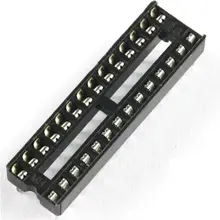 10 adet 28-Pin 28 PIN DIL DIP IC soket PCB dağı bağlayıcı yeni iyi kalite