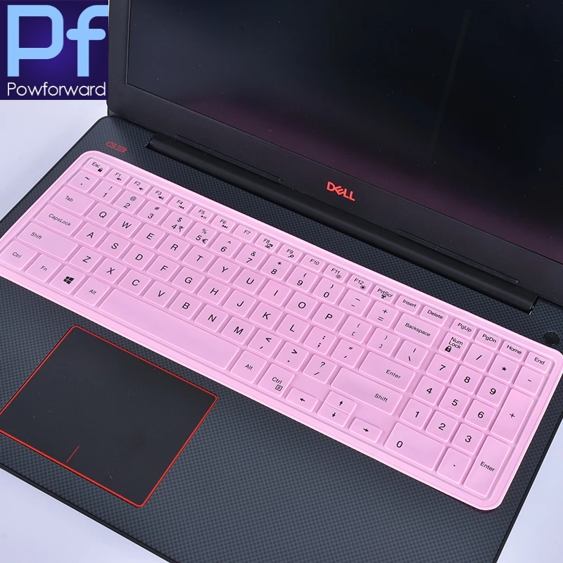 Силиконовая защитная накладка на клавиатуру ноутбука Dell Inspiron 15 6 3000 5000 7000 Series G3 G5 G7