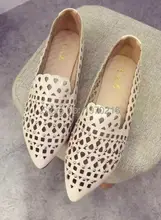 2016 Lovely big bow leather laser perforation hole casual Shoes,Breathable Women loafers Hollow out spring summer flats shoes