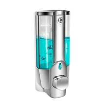 350 мл ABS пластиковое настенное крепление Душ Ванна жидкий дозатор для мыла, шампуня с замком диспенсер для ванной комнаты Санузел Кухня