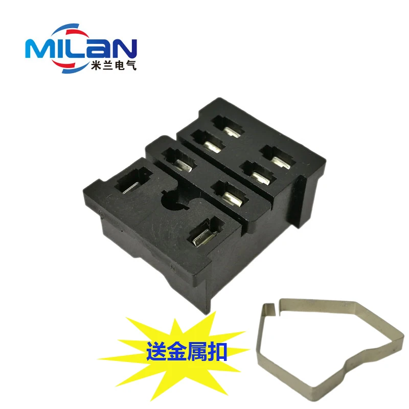 

1pcs PTF-08C PT08-02 PCB 14 Pin Voltage Relay Socket Base for HH62P LY2NJ