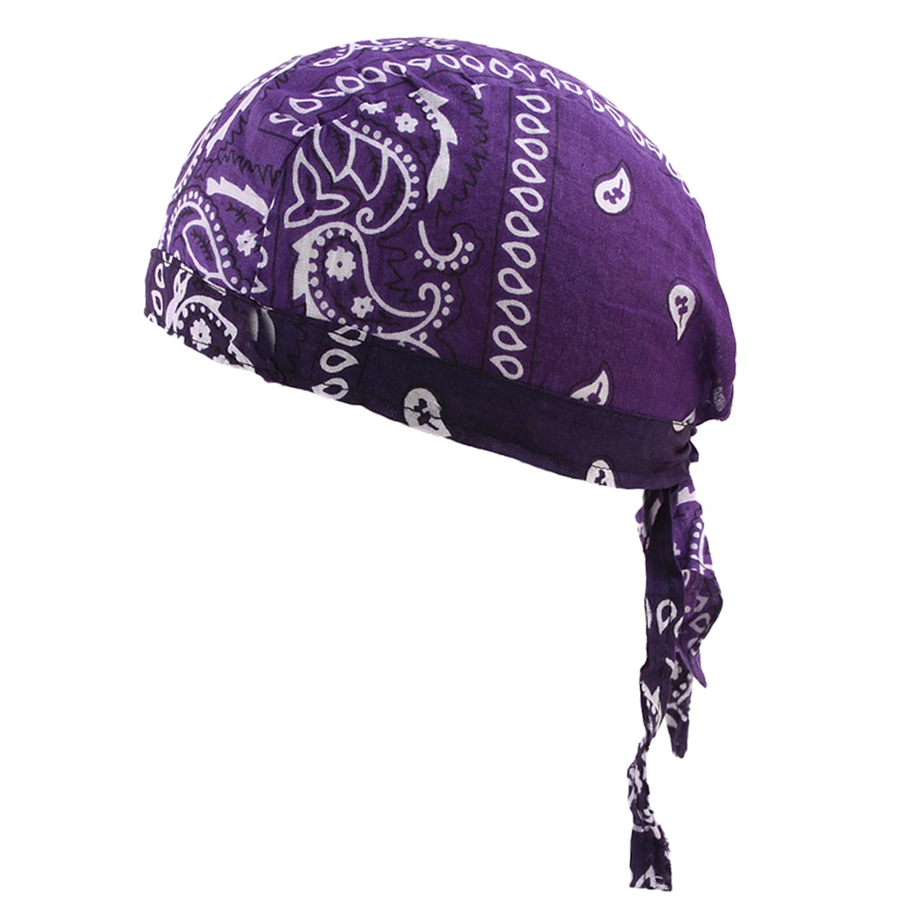 Men Women Durag Cap Headwrap Breathable Wave Cap Muslim Turban Hat for Outdoor Sports