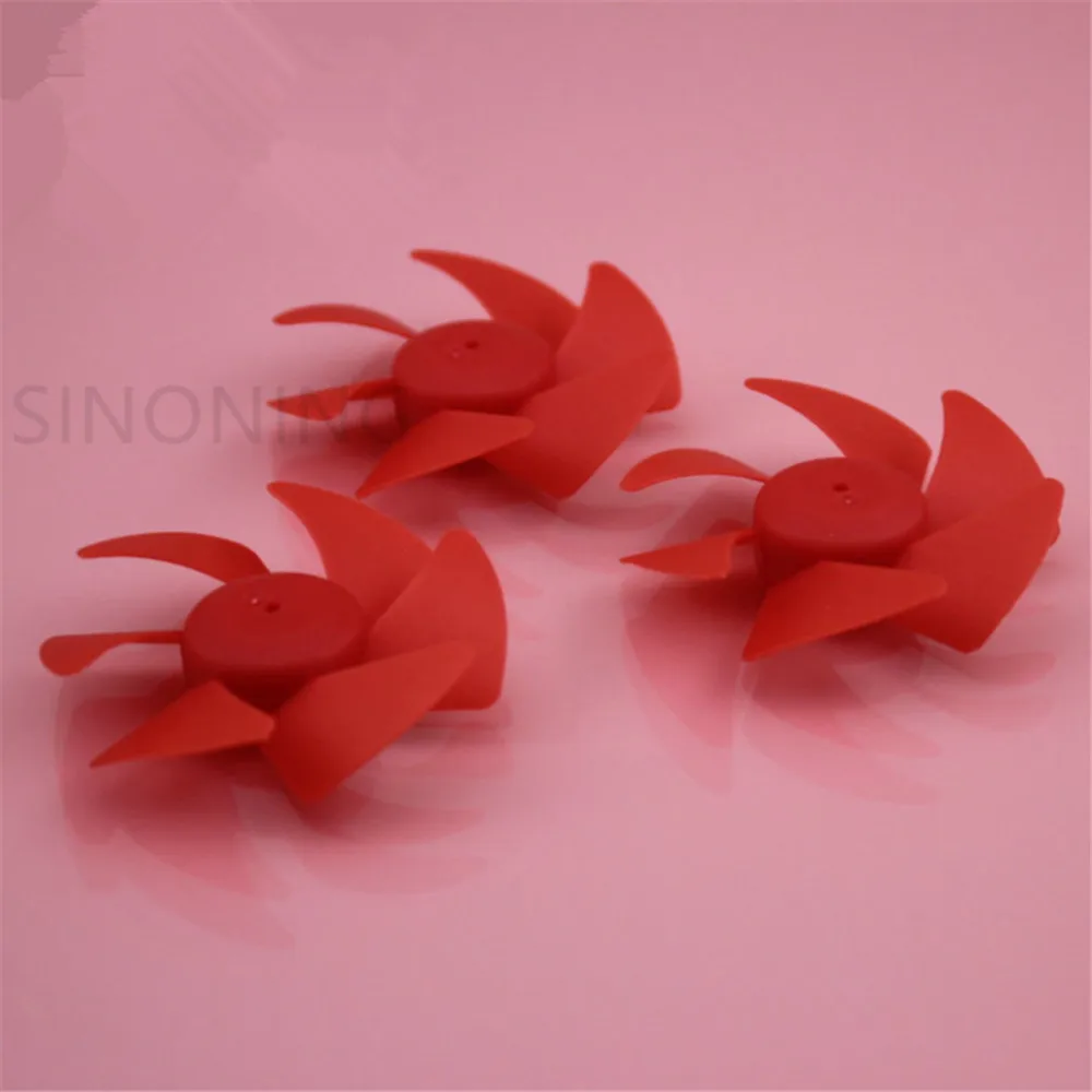 4pcs Small turbofan propeller fan blade six-leaf paddle technology building blocks