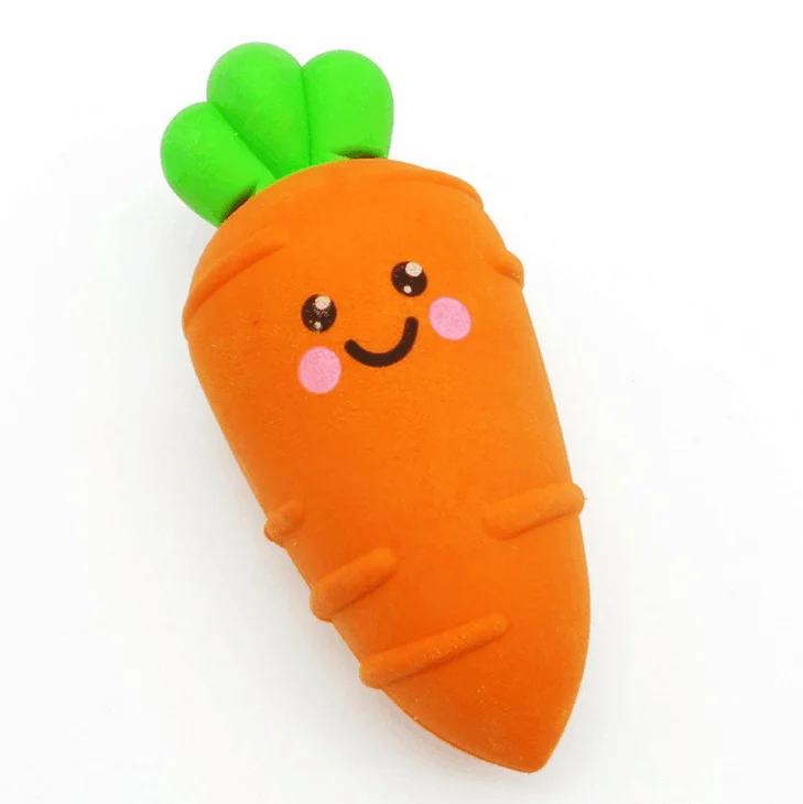 

Novelty Large Carrot Eraser Rubber Eraser Primary Student Prizes Promotional Gift Stationery office School Supplies