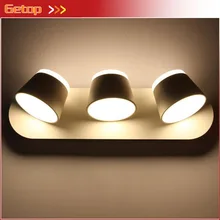 Nordic Modern Simple Bedroom Bedside LED Reading Wall Lamp with Separate Switch Angle Adjustable Shine up and down neutral light