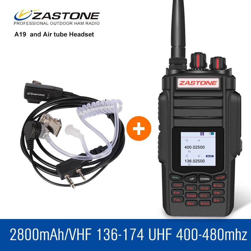 Портативная рация Zastone A19 10 Вт 136 174 400 480 МГц 2800 мАч|high powered walkie talkies|powerful talkieswalkie talkie |