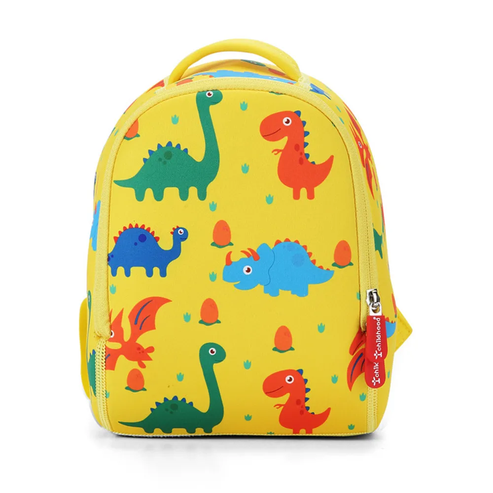 Child Baby Girls Boys Kids Cartoon Dinosaur Zipper Backpack Handbags School Bag