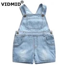 VIDMID Enfants Denim Salopettes Bébé Pantalon Vêtements Filles Garçons Jeans Salopette Enfants Barboteuses Toddler Vêtements Bébé Salopette 6012 01