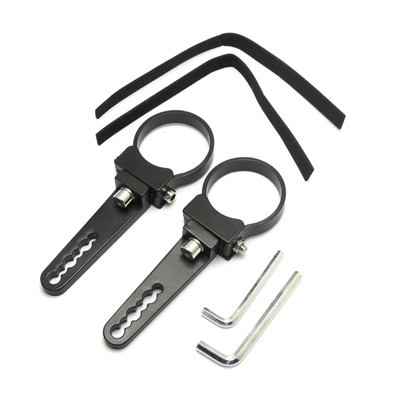 KEMiMOTO 2" Mounting Bracket Tube Clamps LED Light Bar Holder Bracket for Polaris Ranger and RZR