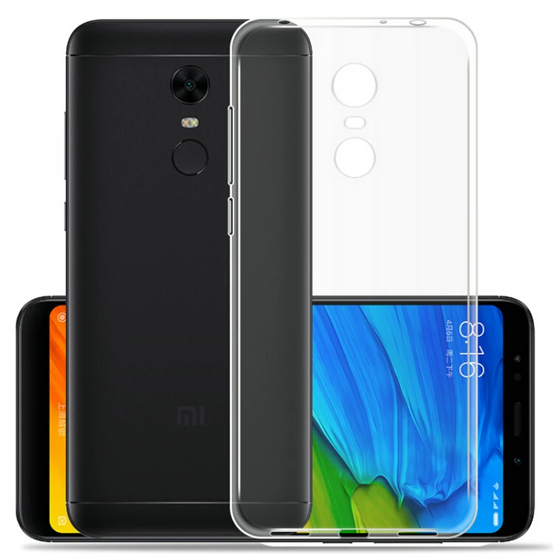 HOLAZING-Clear-Transparante-TPU-Gel-Rubber-Soft-Silicone-Voor-Xiaomi-Redmi-5-5-7-Slim-Beschermende