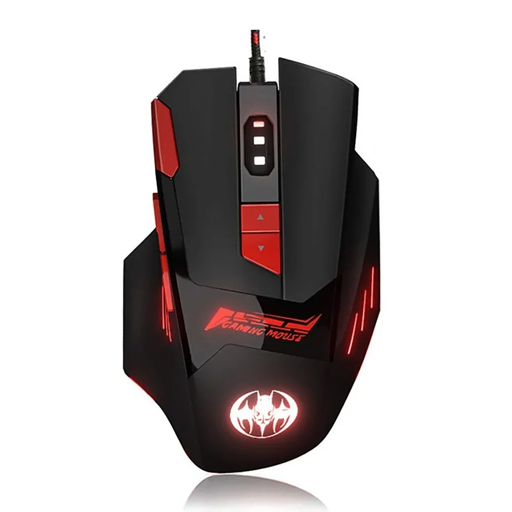 

8D USB Wired 7 Grades 6800 DPI Mouse RGB LED Light Gaming Mouse Gamer Computer Mouse For Dota 2 Overwatch LOL